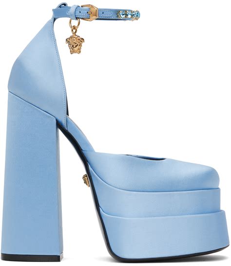 versace blue heels|versace heels on sale.